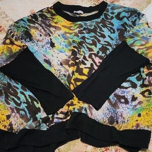 White Birch Multicolor Animal Print Top